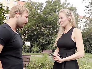 supersluts ABROAD - super-hot hookup with German blonde tourist